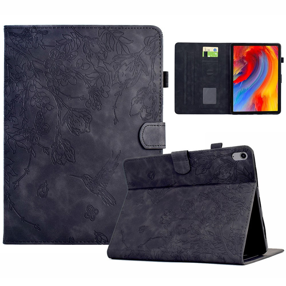For Xiaomi Redmi Pad 2 11 Case Flower Bird Imprinted Card Holder Leather Tablet Cover