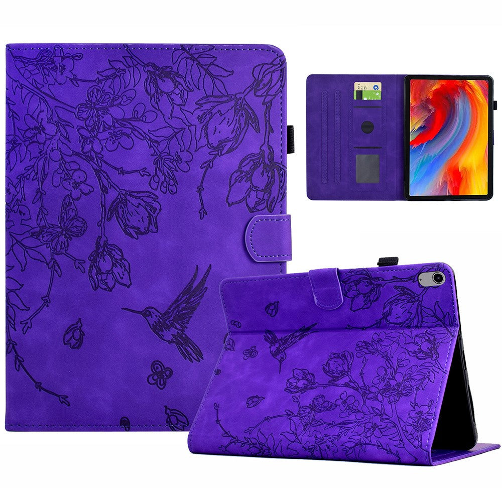 For Xiaomi Redmi Pad 2 11 Case Flower Bird Imprinted Card Holder Leather Tablet Cover