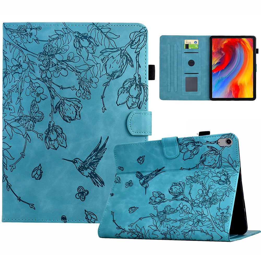For Xiaomi Redmi Pad 2 11 Case Flower Bird Imprinted Card Holder Leather Tablet Cover