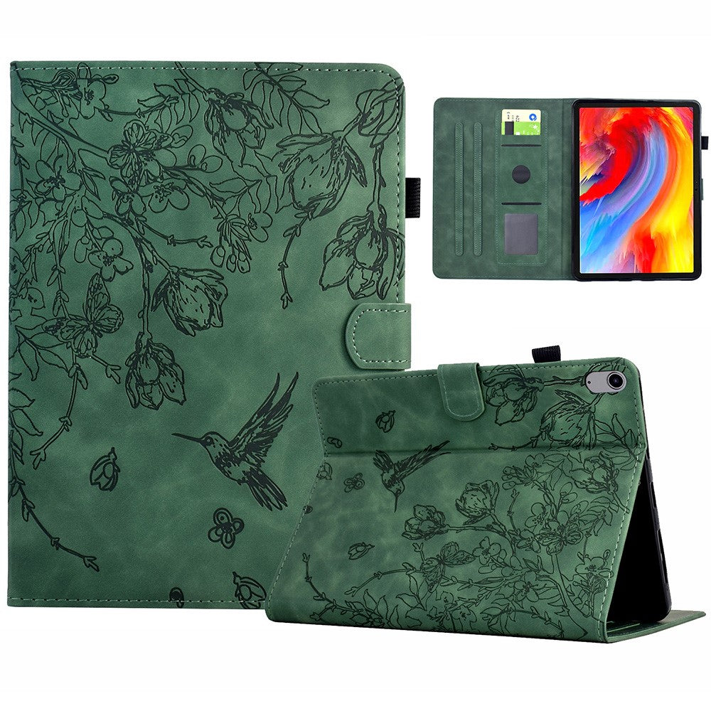 For Xiaomi Redmi Pad 2 11 Case Flower Bird Imprinted Card Holder Leather Tablet Cover