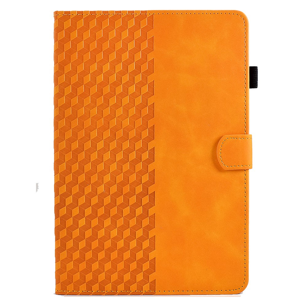 For Lenovo Xiaoxin Pad 11 2025 Case Card Slots Block Pattern Leather Cover