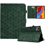 For Lenovo Xiaoxin Pad 11 2025 Case Card Slots Stand Rhombus Auto Wake / Sleep Leather Cover