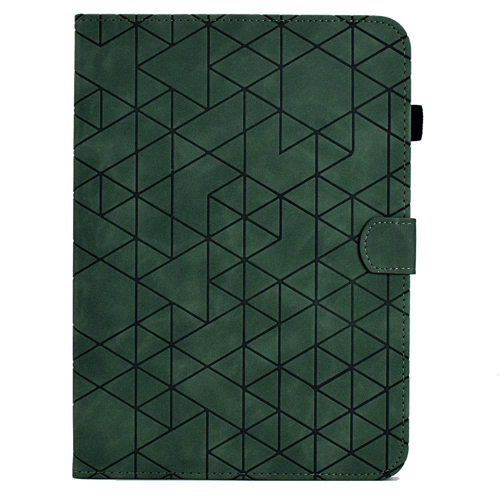 For Lenovo Xiaoxin Pad 11 2025 Case Card Slots Stand Rhombus Auto Wake / Sleep Leather Cover