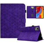 For Lenovo Xiaoxin Pad 11 2025 Case Card Slots Stand Rhombus Auto Wake / Sleep Leather Cover