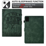 For Lenovo Xiaoxin Pad 11 2025 Case Cats Imprinted PU Leather Card Slots Tablet Cover