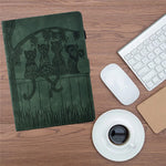 For Lenovo Xiaoxin Pad 11 2025 Case Cats Imprinted PU Leather Card Slots Tablet Cover