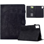 For Lenovo Xiaoxin Pad 11 2025 Case Cats Imprinted PU Leather Card Slots Tablet Cover