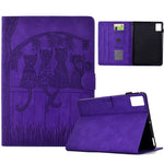 For Lenovo Xiaoxin Pad 11 2025 Case Cats Imprinted PU Leather Card Slots Tablet Cover