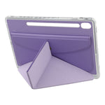 For Samsung Galaxy Tab S9 (X710, X716B, X718U) / S9 FE (X510, X516B) Case Origami Stand Wallet PU Leather Smart Tablet Cover with Pencil Slot