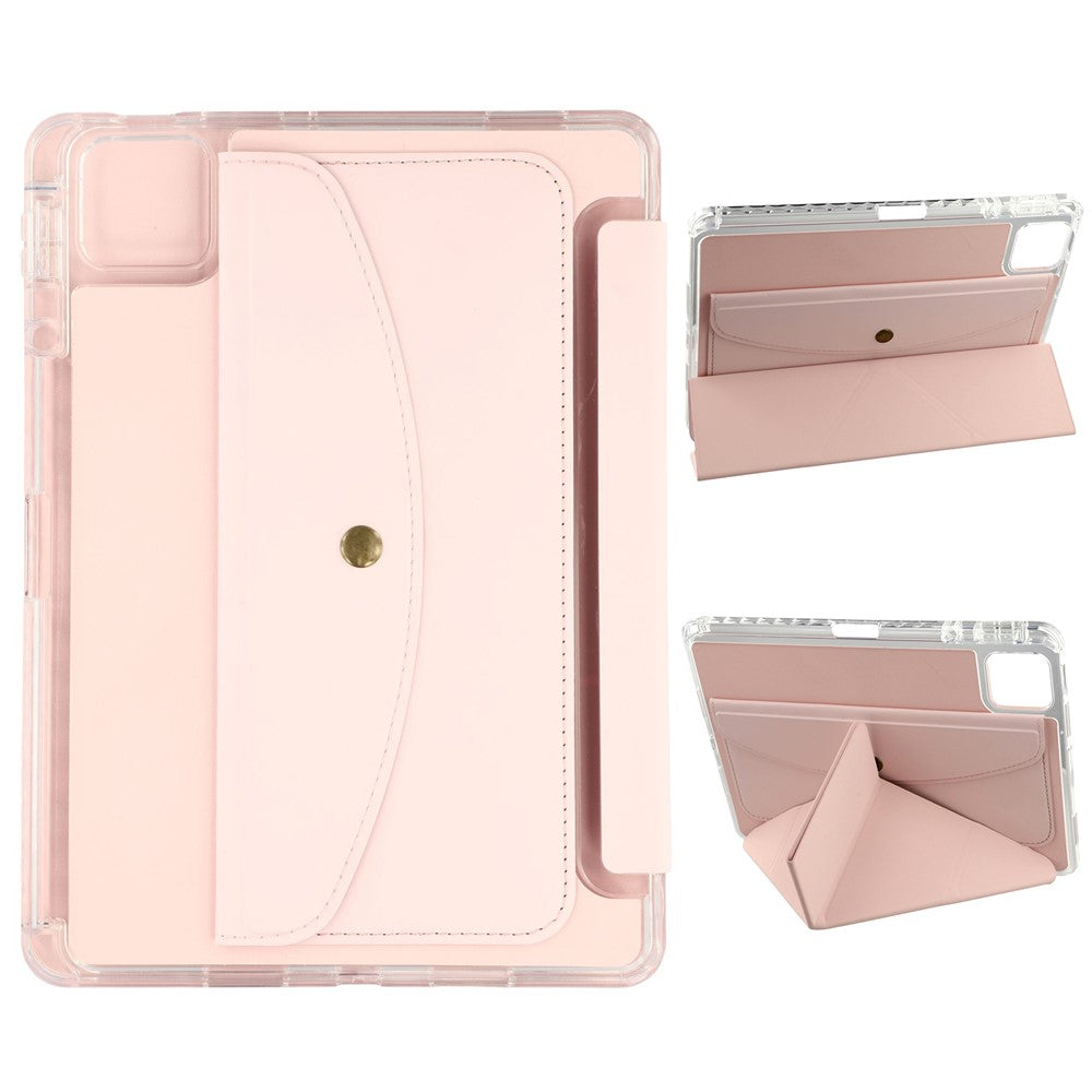 For Xiaomi Pad 7 / Pad 7 Pro Case Origami Stand Wallet PU Leather Tablet Cover with Pencil Slot