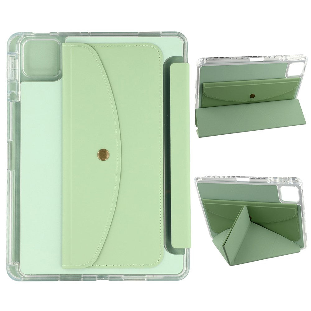 For Xiaomi Pad 7 / Pad 7 Pro Case Origami Stand Wallet PU Leather Tablet Cover with Pencil Slot