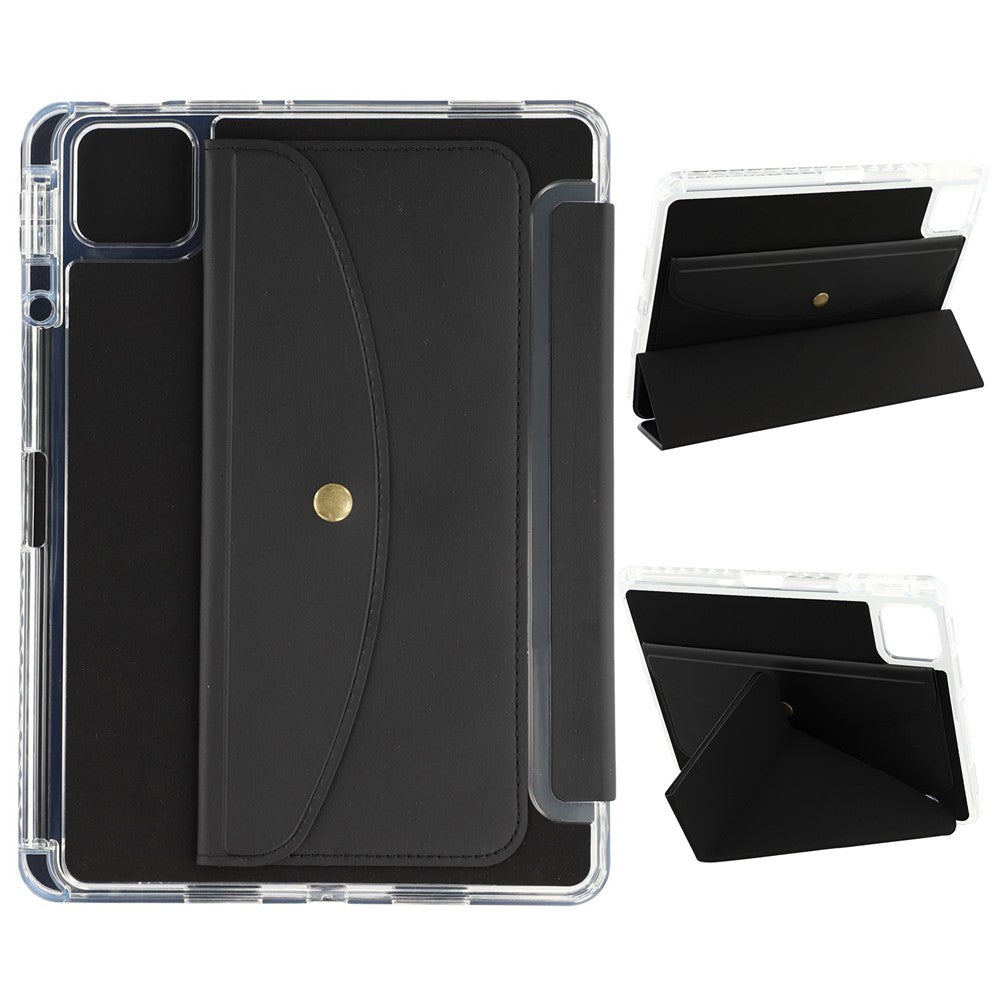For Xiaomi Pad 7 / Pad 7 Pro Case Origami Stand Wallet PU Leather Tablet Cover with Pencil Slot