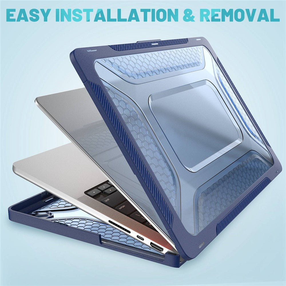 Laptopfodral för MacBook Pro 14 tum (2026) A3427 A3426 / (2025) A3434 A3112 A3185 A3401 / (2024) A2918 A2992 / (2023) A2779 / (2022) / (2021) A2442 PC fram- och bakstycke