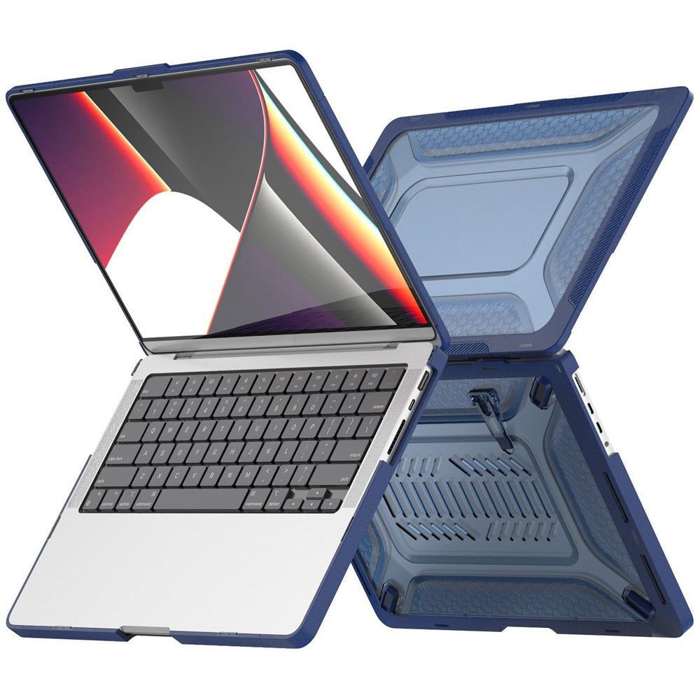 Laptopfodral för MacBook Pro 14 tum (2026) A3427 A3426 / (2025) A3434 A3112 A3185 A3401 / (2024) A2918 A2992 / (2023) A2779 / (2022) / (2021) A2442 PC fram- och bakstycke