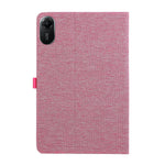 For Xiaomi Redmi Pad 2 11 Case with Stand Card Holder Cloth Texture Leather Tablet Cover