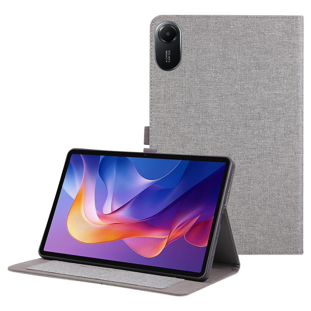For Xiaomi Redmi Pad 2 11 Case with Stand Card Holder Cloth Texture Leather Tablet Cover