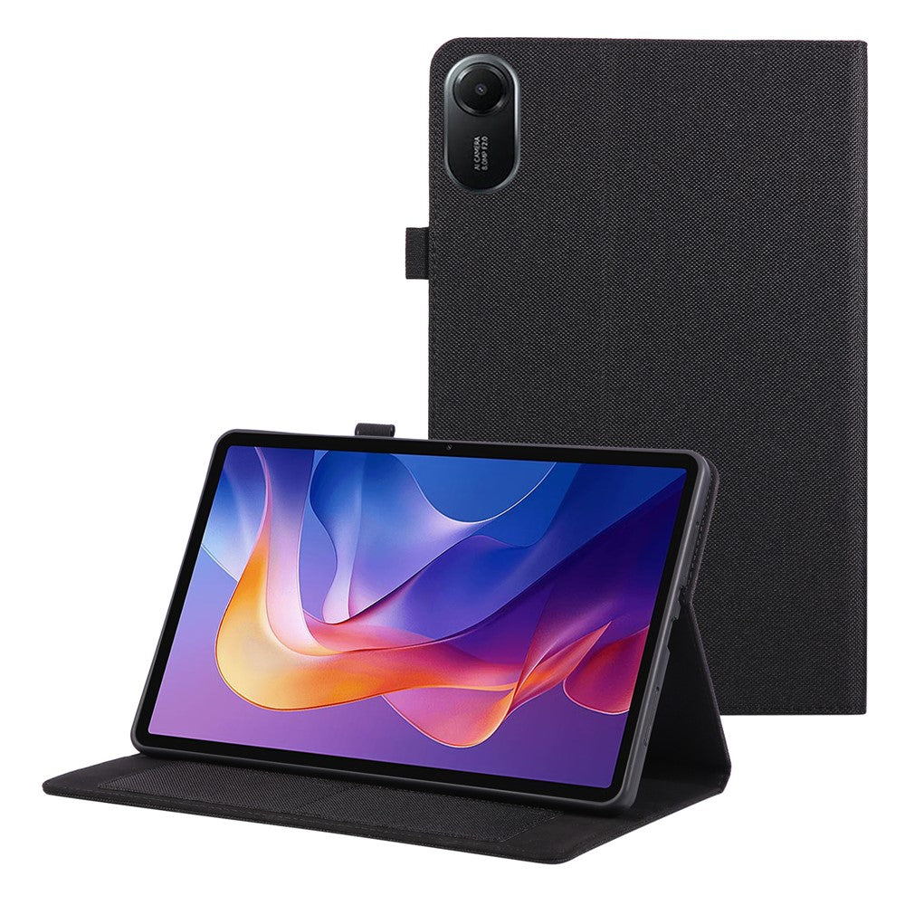 For Xiaomi Redmi Pad 2 11 Case with Stand Card Holder Cloth Texture Leather Tablet Cover