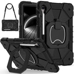 For Samsung Galaxy Tab S10 Lite / S10 FE / S9 FE / S9 Case Silicone + PC Kickstand Tablet Cover