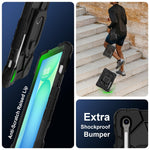 For Samsung Galaxy Tab S10 Lite / S10 FE / S9 FE / S9 Case Silicone + PC Kickstand Tablet Cover