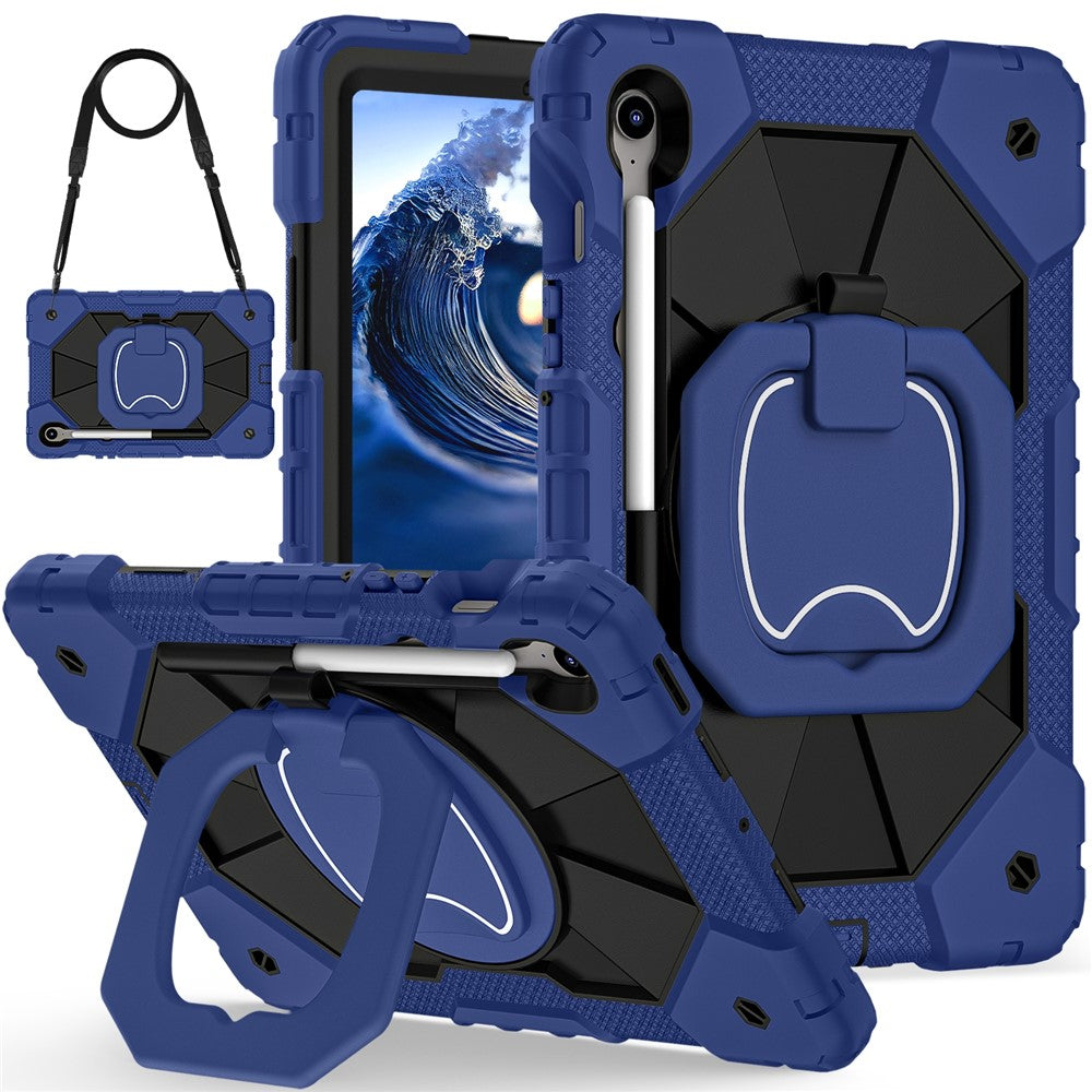 For Samsung Galaxy Tab S10 Lite / S10 FE / S9 FE / S9 Case Silicone + PC Kickstand Tablet Cover