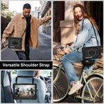For Samsung Galaxy Tab S10 Lite / S10 FE / S9 FE / S9 Case Silicone + PC Kickstand Tablet Cover with Handy Strap