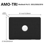 Stödfodral för MacBook Pro 13 tum (2020) / (2019) / (2018) / (2017) / (2016) A1706 / A1708 / A1989 / A2159 / A2338 / A2289 / A2251 Laptopfodral