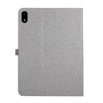 OnePlus Pad 3-skal med stativ, korthållare, tygstruktur, läder, surfplatta