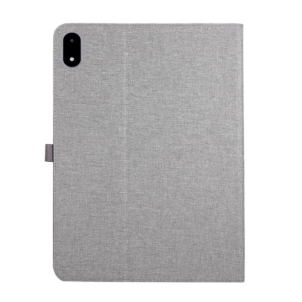 OnePlus Pad 3-skal med stativ, korthållare, tygstruktur, läder, surfplatta