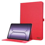 For OnePlus Pad 3 Case with Stand Card Holder Cloth Texture Leather Tablet Cover