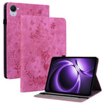 For Xiaomi Pad Mini / Redmi K Pad Case Card Holder Anti-Scratch Leather Cover Rose Flower Imprint