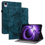 For Xiaomi Pad Mini / Redmi K Pad Case Card Holder Anti-Scratch Leather Cover Rose Flower Imprint