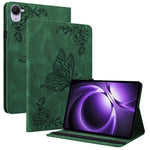 For Xiaomi Pad Mini / Redmi K Pad Case Butterfly Flower Imprint PU Leather Tablet Cover with Card Slots