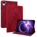 For Xiaomi Pad Mini / Redmi K Pad Case Butterfly Flower Imprint PU Leather Tablet Cover with Card Slots
