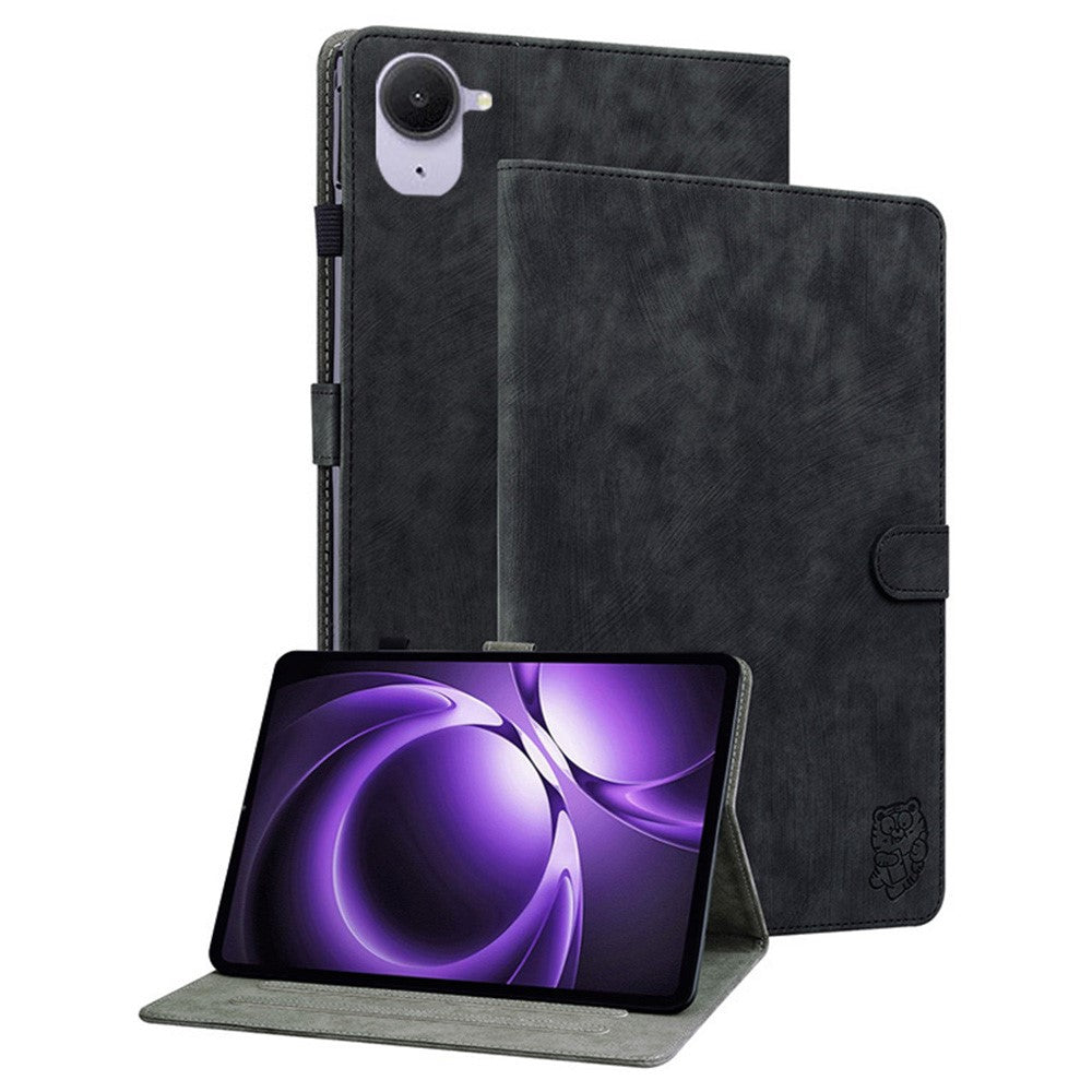 For Xiaomi Pad Mini / Redmi K Pad Case Tiger Imprint Anti-Scratch PU Leather Tablet Cover