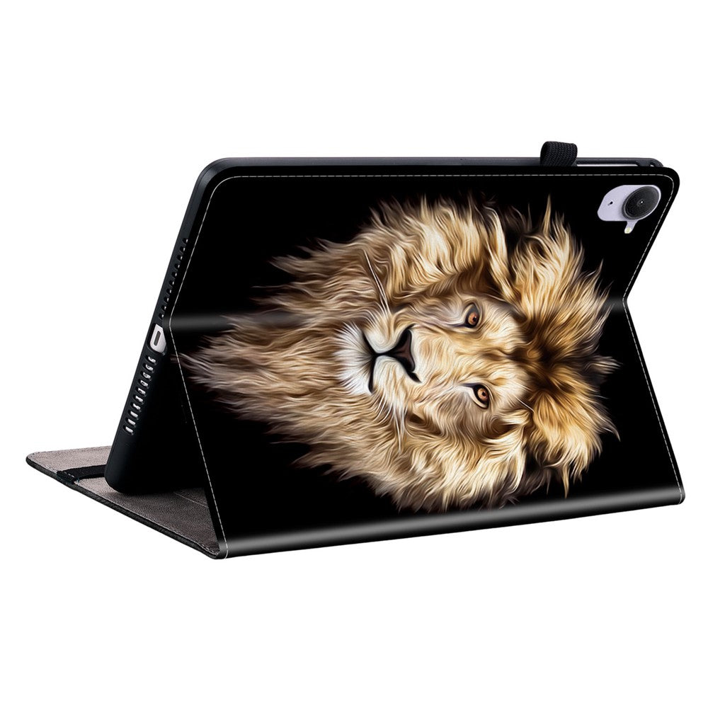 For Xiaomi Pad Mini / Redmi K Pad Leather Case Pattern Printed Stand Tablet Cover with Card Slots