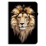 For Xiaomi Pad Mini / Redmi K Pad Leather Case Pattern Printed Stand Tablet Cover with Card Slots