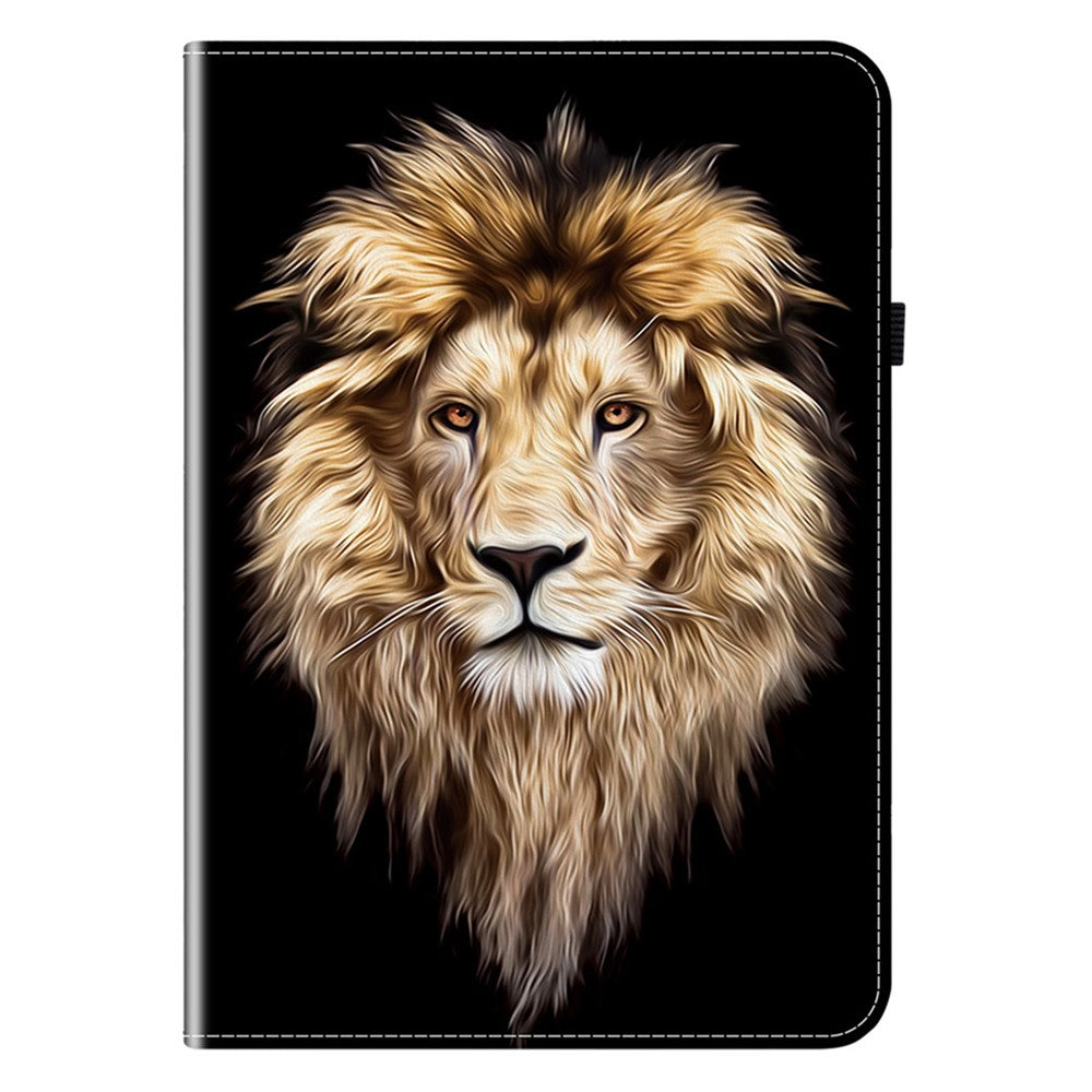 For Xiaomi Pad Mini / Redmi K Pad Leather Case Pattern Printed Stand Tablet Cover with Card Slots