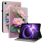 For Xiaomi Pad Mini / Redmi K Pad Leather Case Pattern Printed Stand Tablet Cover with Card Slots