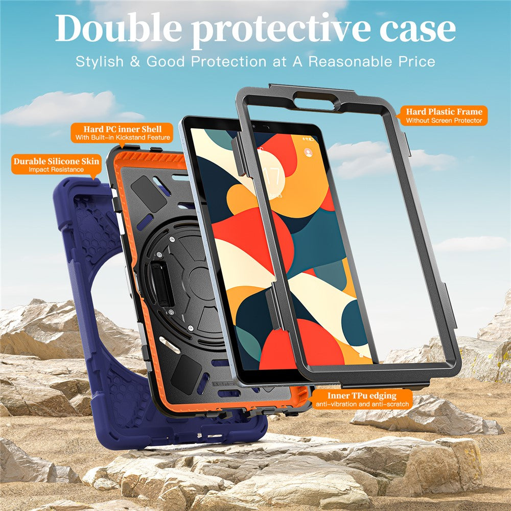 For Lenovo Tab K9 / Tab One Case TPU + PC + Silicone Kickstand Anti Drop Tablet Cover