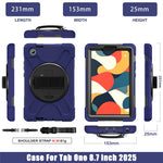 For Lenovo Tab K9 / Tab One Case TPU + PC + Silicone Kickstand Anti Drop Tablet Cover
