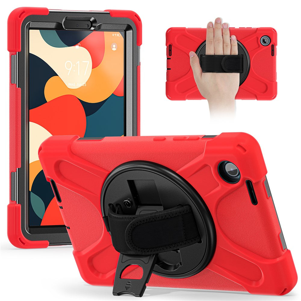 For Lenovo Tab K9 / Tab One Case TPU + PC + Silicone Kickstand Anti Drop Tablet Cover