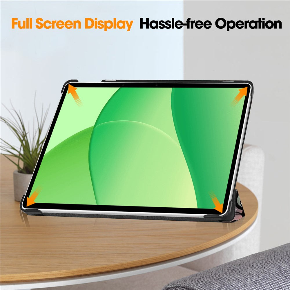 For Oppo Pad SE  /  OnePlus Pad Lite Case Pattern Print Leather Stand Tablet Cover