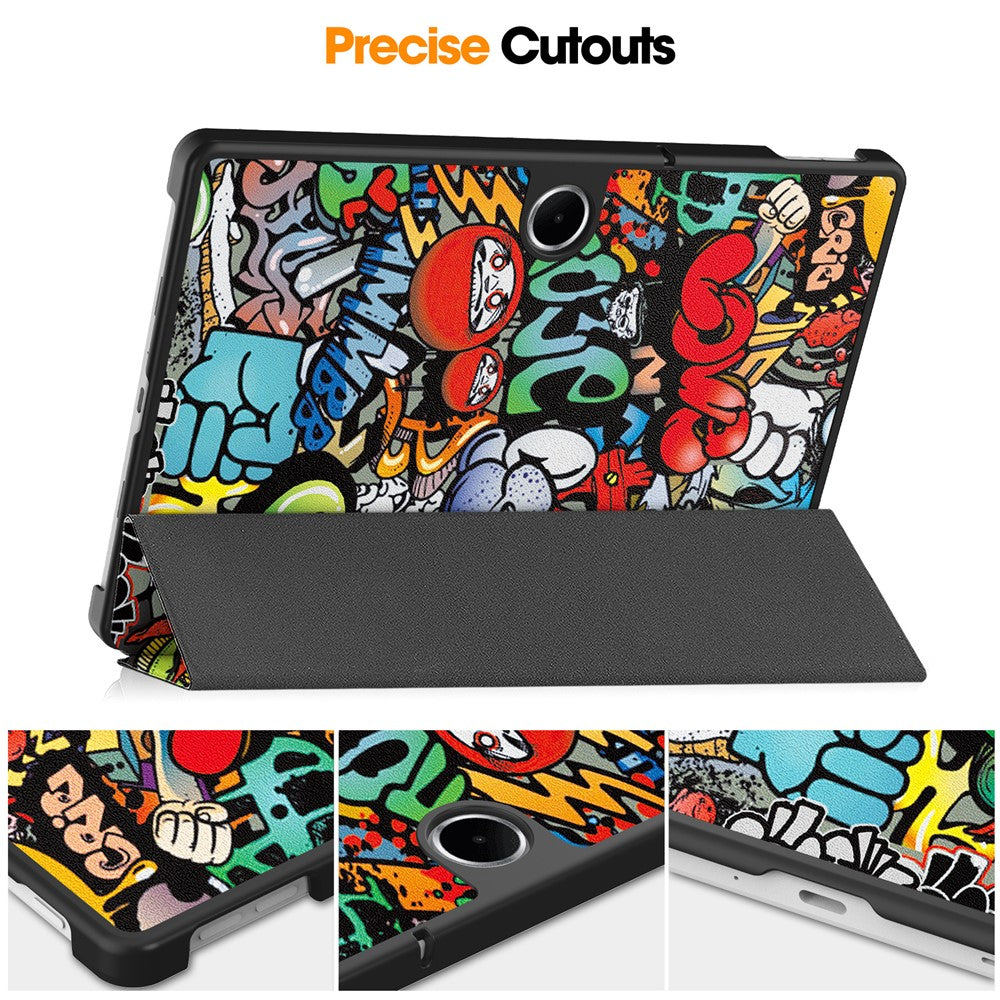 For Oppo Pad SE  /  OnePlus Pad Lite Case Pattern Print Leather Stand Tablet Cover