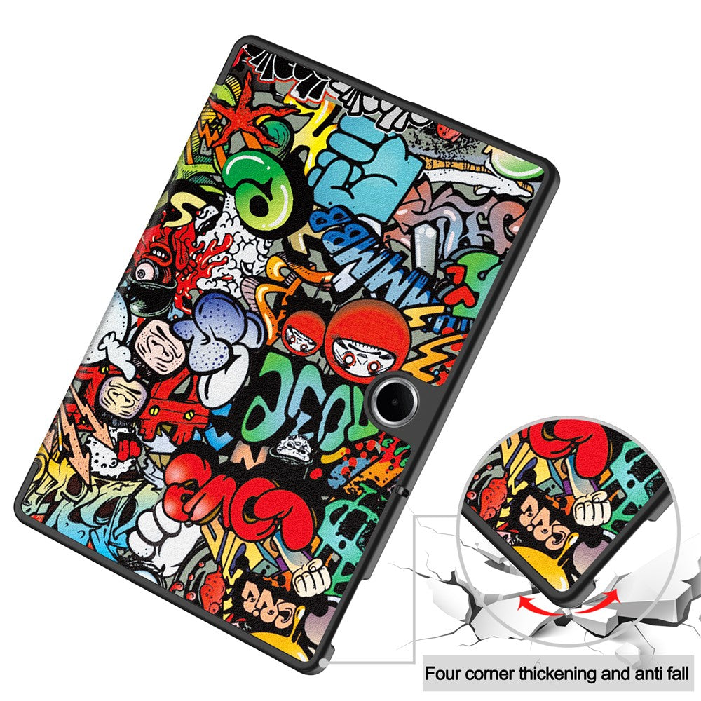 For Oppo Pad SE  /  OnePlus Pad Lite Case Pattern Print Leather Stand Tablet Cover