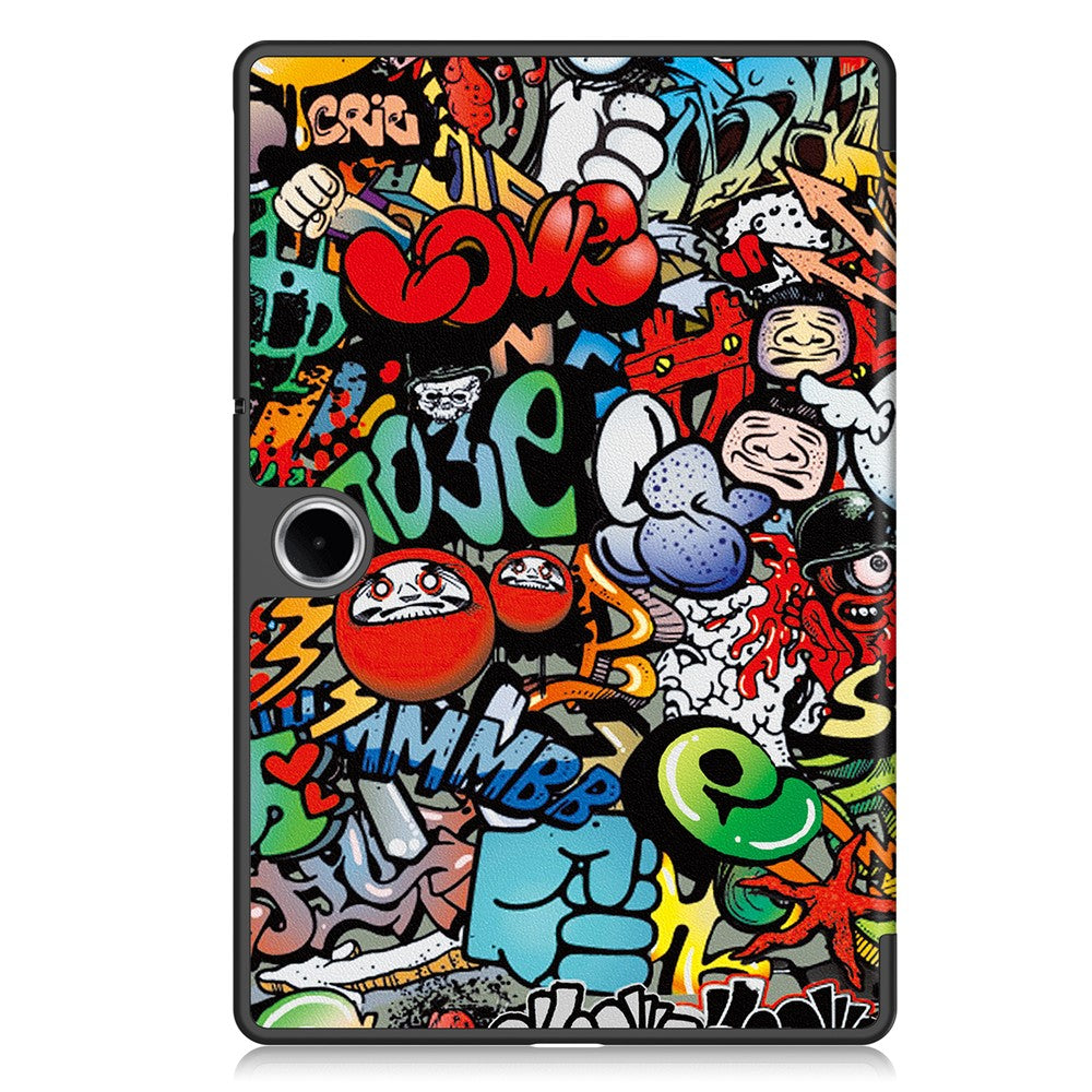 For Oppo Pad SE  /  OnePlus Pad Lite Case Pattern Print Leather Stand Tablet Cover