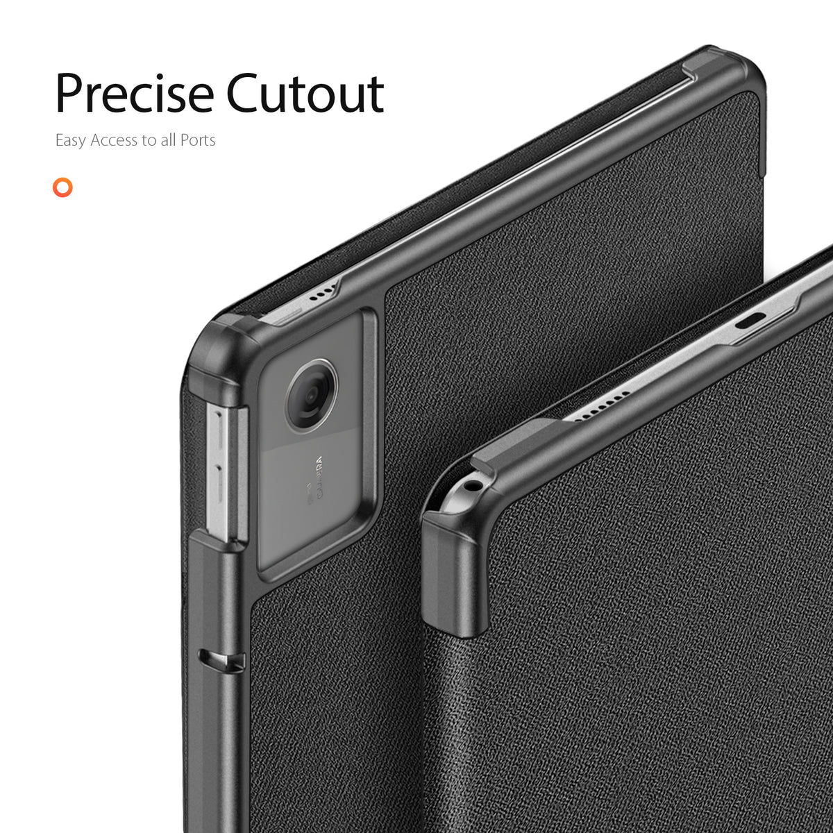 DUX DUCIS For Lenovo Tab K11 Gen 2 / Lenovo Idea Tab Case  Domo Series Tri-fold Stand PU Leather Protective Tablet Cover