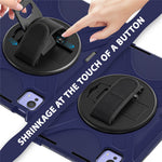 For Xiaomi Pad 7 Ultra Kickstand Case TPU PC Silicone Tablet Cover with Shoulder Strap