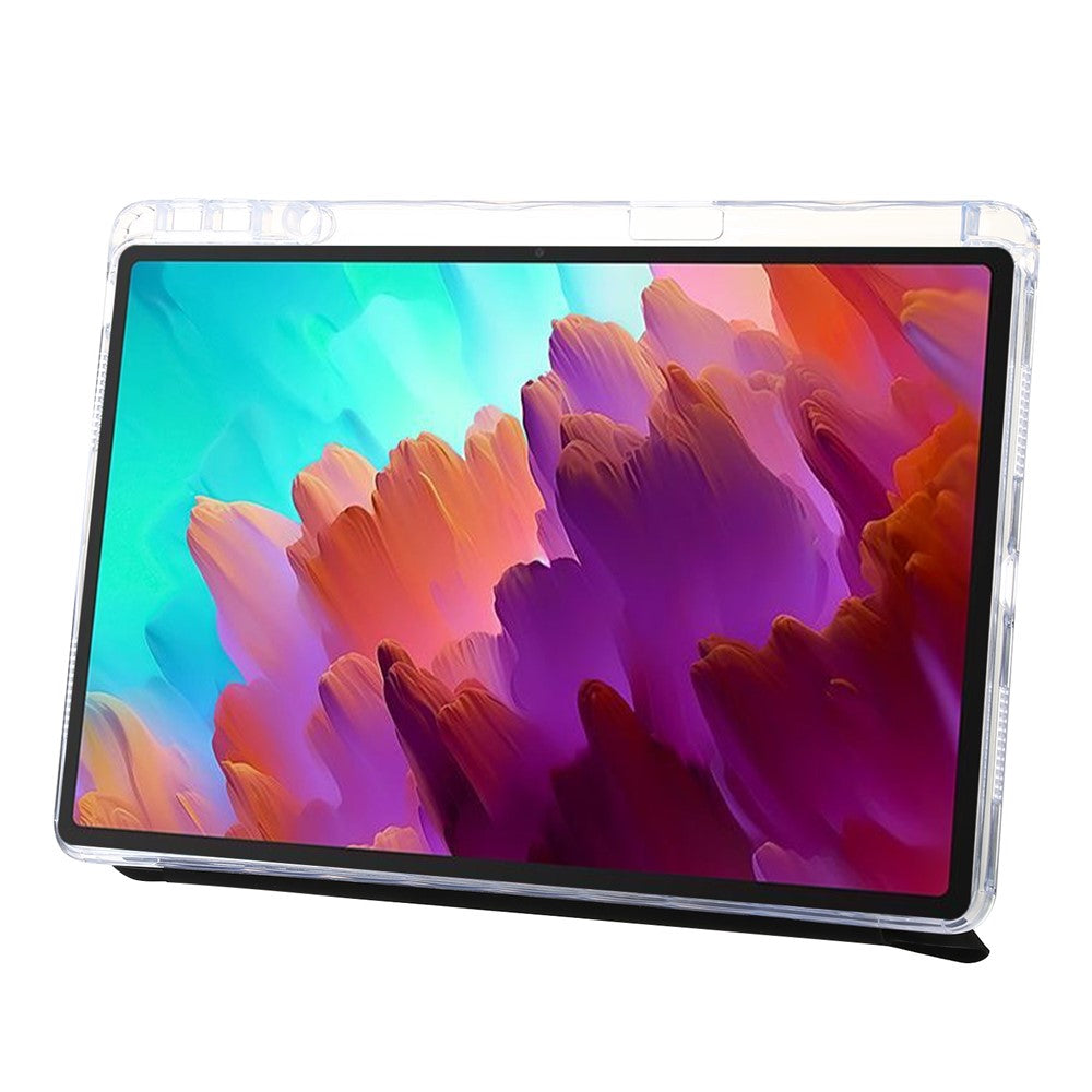 For Lenovo Tab K11 Gen 2 / Idea Tab / Xiaoxin Pad 11 2025 Case PU Leather Origami Stand Clear Tablet Cover