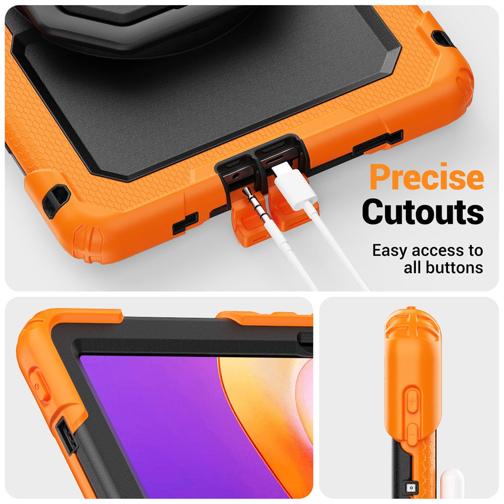 For Xiaomi Redmi Pad 2 11 Kickstand Case with Stylus Holder PC Silicone Tablet Cover