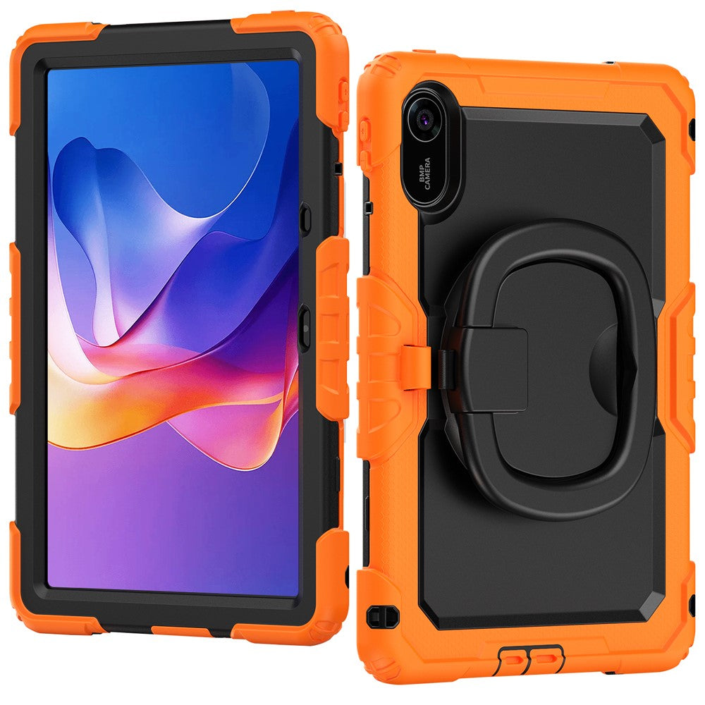 For Xiaomi Redmi Pad 2 11 Kickstand Case with Stylus Holder / Shoulder Strap PC Silicone Tablet Cover